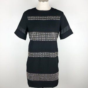 Endless Rose Black Studded Sheath Shirt dress Sz S